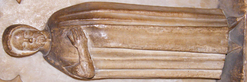 Warwick - St Mary Thomas Beauchamp 1369 and wife Katherine mortimer 1369 weeper